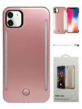 Apple IPhone 11 -Dual Light-Up (Front & Back) Illuminated Selfie Case