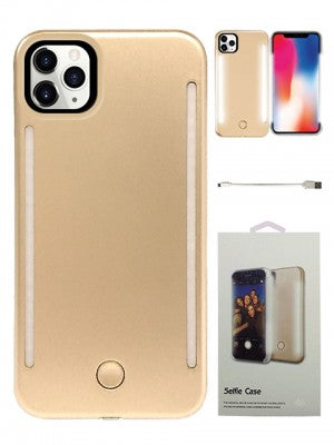 Apple IPhone 11 PRO MAX-Dual Light-Up (Front & Back) Illuminated Selfie Case