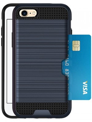 Apple IPhone 8/7/6/ SE(2020)- Slidable Card Holder Case
