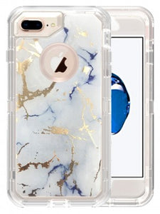 Apple IPhone 8/7/6 PLUS -Marbleized Heavy Duty Protective Case