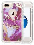 Apple IPhone 8/7/6 PLUS -Marbleized Heavy Duty Protective Case