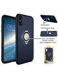 Apple IPhone Xs MAX Magnetic Car Mount Phone Holder Case w/Kickstand