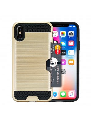 Apple IPhone Xs MAX Slidable Card Holder Case
