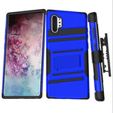 Samsung-Galaxy NOTE 10 PLUS/PRO-Titan Case w/Tempered Glass, Holster & Kickstand