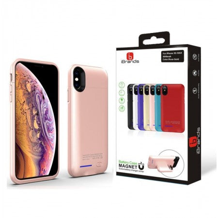 IBrands Power Battery Case w/Kickstand-Rose Gold-For IPhones XR