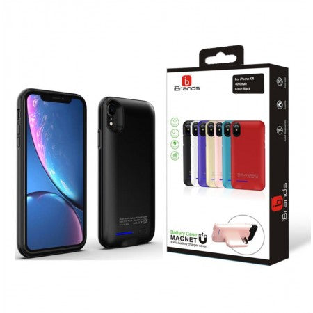Apple IPhone XR Power Battery Case 4000mAh w/Magnetic Kickstand