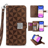 Apple IPhone 11 PRO MAX -ModeBlu Wallet Triangles Series
