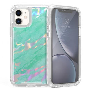 Apple IPhone 11 -Conformity Heavy Duty Marbleized Protective Case