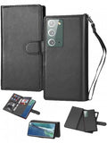 Samsung-Galaxy Note 20-2 in 1 Leather Wallet Case w/9 cc slots & Detachable Case