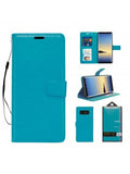 Samsung-Galaxy NOTE 8-Leather Wallet Case w/Credit Card Slots