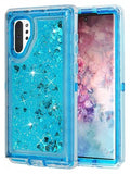 Samsung-Galaxy NOTE 10 PLUS/PRO-Heavy Duty Transparent Protective Floating Glitter Case