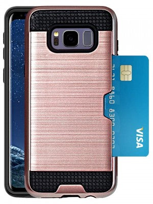Samsung-Galaxy S8 PLUS-Slidable Credit Card Holder Case