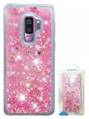 Samsung-Galaxy S9 PLUS-Floating Heart/Star Glitter Cases