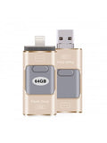 3 in 1 (Type C, Lightning, & USB 3.0 Flash Drive) For Apple, Androids, & Computers-64GB