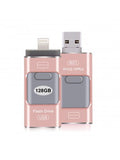 3 in 1(Type C, Lightning, & USB 3.0 Flash Drive) For Apple, Androids, & Computers-128GB