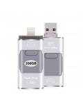 3 in 1(Type C, Lightning, & USB 3.0 Flash Drive) For Apple, Androids, & Computers-256GB