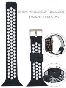 Apple Watch Band-Breathable Silicone-For Series 4/3/2/1