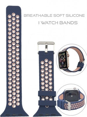 Apple Watch Band-Breathable Silicone-For Series 4/3/2/1